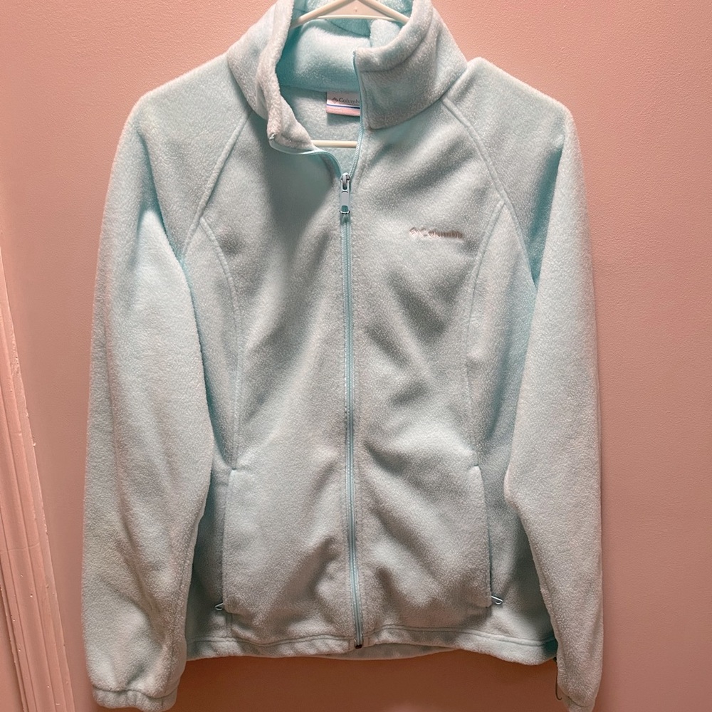 Columbia Zip up teal